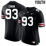 Youth Ohio State Buckeyes #93 Jacolbe Cowan Black Nike NCAA College Football Jersey Authentic EFM5644EX